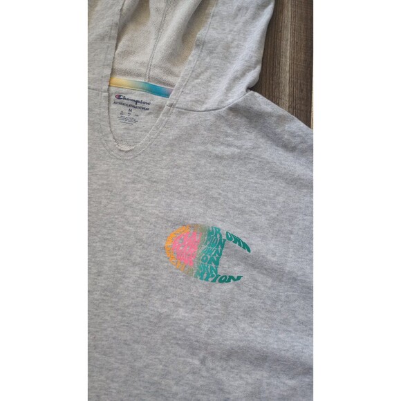 NWT Women's Champion Campus French Terry Hoodie, Oxford Gray, Medium - Picture 3 of 10